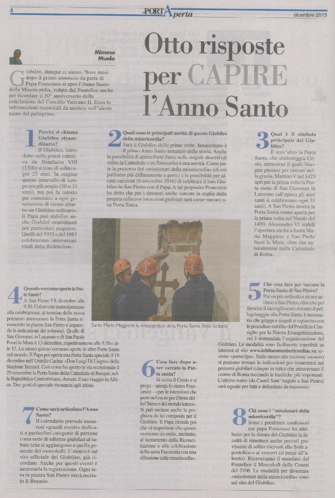 giubileo inserto avvenire